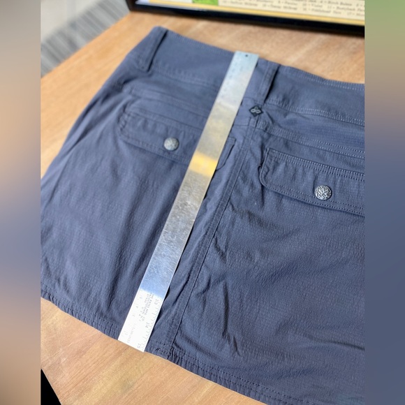 PRANA Dark Gray Athletic Skort Size: 2 - Picture 8 of 9